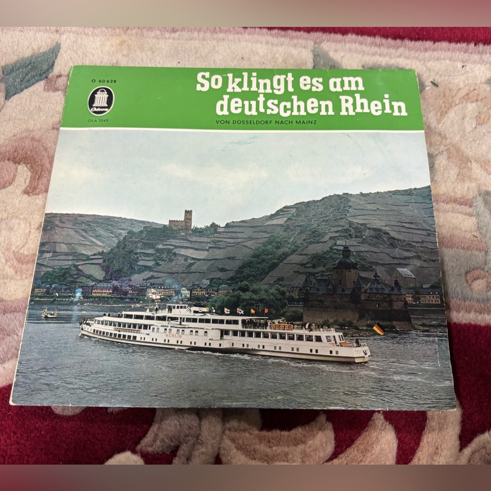 So klingt es am deutschen Rhein (Von Düsseldorf nach Mainz)" 10" vinyl record